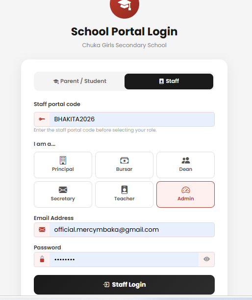 Portal Login